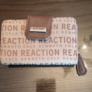 Kenneth Cole Reaction Tan and Brown Wallet
